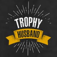 Funny Trophy Husband Wedding Anniversary 7 Panel Mesh Trucker Snapback Hat