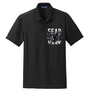 Fear The Hawk Hawks Hawks Dry Zone Grid Polo