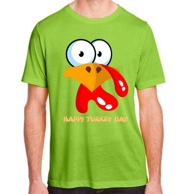 Funny Thanksgiving Happy Turkey Day Boy Girl Gift Adult ChromaSoft Performance T-Shirt