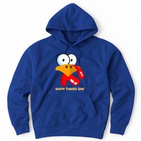 Funny Thanksgiving Happy Turkey Day Boy Girl Gift Hoodie