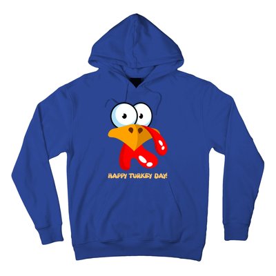 Funny Thanksgiving Happy Turkey Day Boy Girl Gift Hoodie