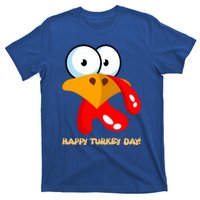 Funny Thanksgiving Happy Turkey Day Boy Girl Gift T-Shirt