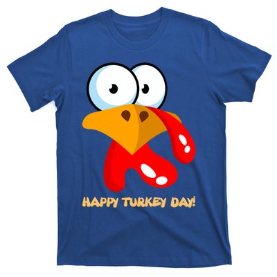 Funny Thanksgiving Happy Turkey Day Boy Girl Gift T-Shirt