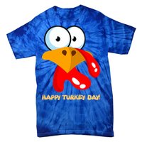 Funny Thanksgiving Happy Turkey Day Boy Girl Gift Tie-Dye T-Shirt