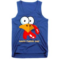 Funny Thanksgiving Happy Turkey Day Boy Girl Gift Tank Top