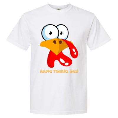 Funny Thanksgiving Happy Turkey Day Boy Girl Gift Garment-Dyed Heavyweight T-Shirt