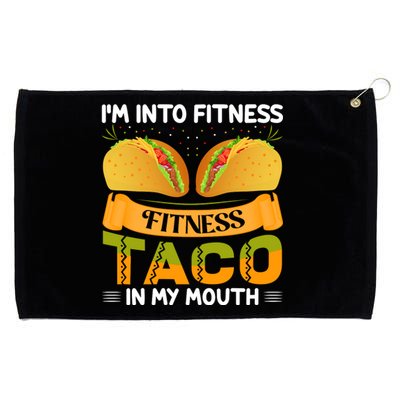 Fitness Taco Humor Grommeted Golf Towel