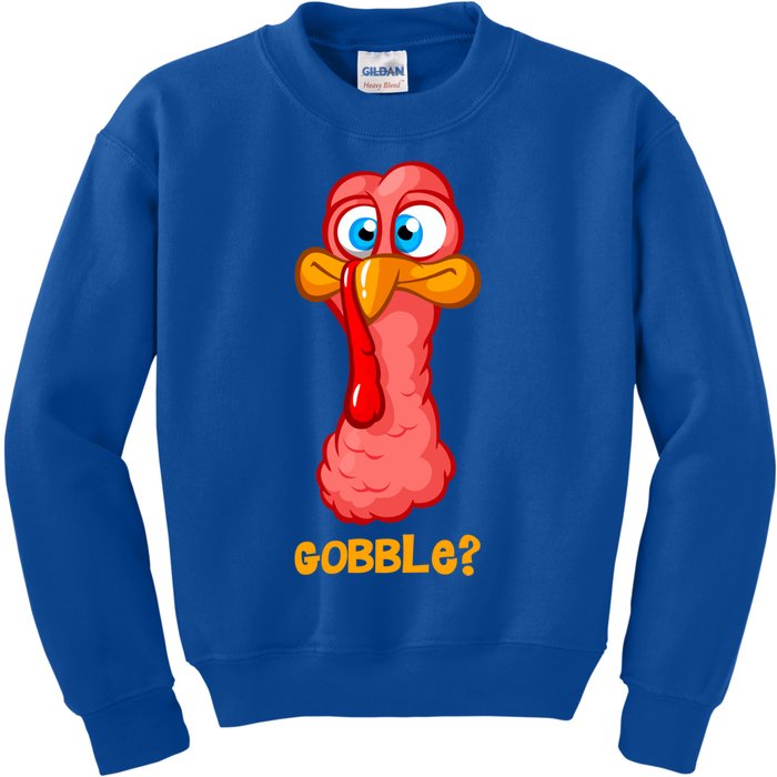 Funny Thanksgiving Happy Turkey Day Boy Girl Gift Kids Sweatshirt