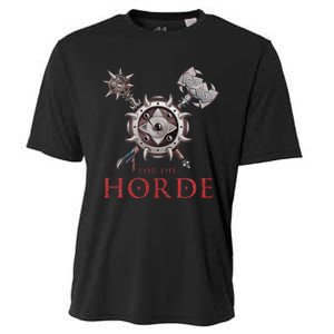 For The Horde Fantasy Sword Mace Weapons & Shield For Battle Cooling Performance Crew T-Shirt