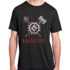 For The Horde Fantasy Sword Mace Weapons & Shield For Battle Adult ChromaSoft Performance T-Shirt