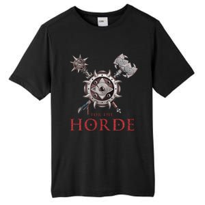 For The Horde Fantasy Sword Mace Weapons & Shield For Battle Tall Fusion ChromaSoft Performance T-Shirt