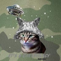 Funny Tinfoil Hat Cat Lover Legacy Tie Dye Trucker Hat