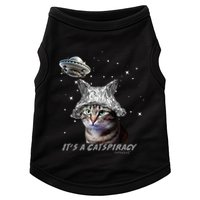 Funny Tinfoil Hat Cat Lover Doggie Tank