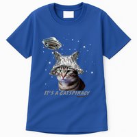 Funny Tinfoil Hat Cat Lover Tall T-Shirt