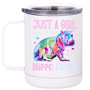 Fiona The Hippo Baby Love Hippo Fiona 12 oz Stainless Steel Tumbler Cup