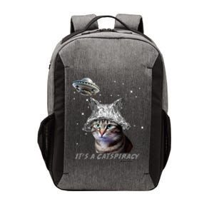 Funny Tinfoil Hat Cat Lover Vector Backpack