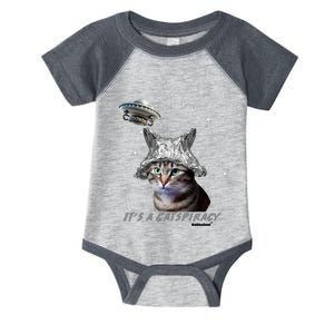 Funny Tinfoil Hat Cat Lover Infant Baby Jersey Bodysuit