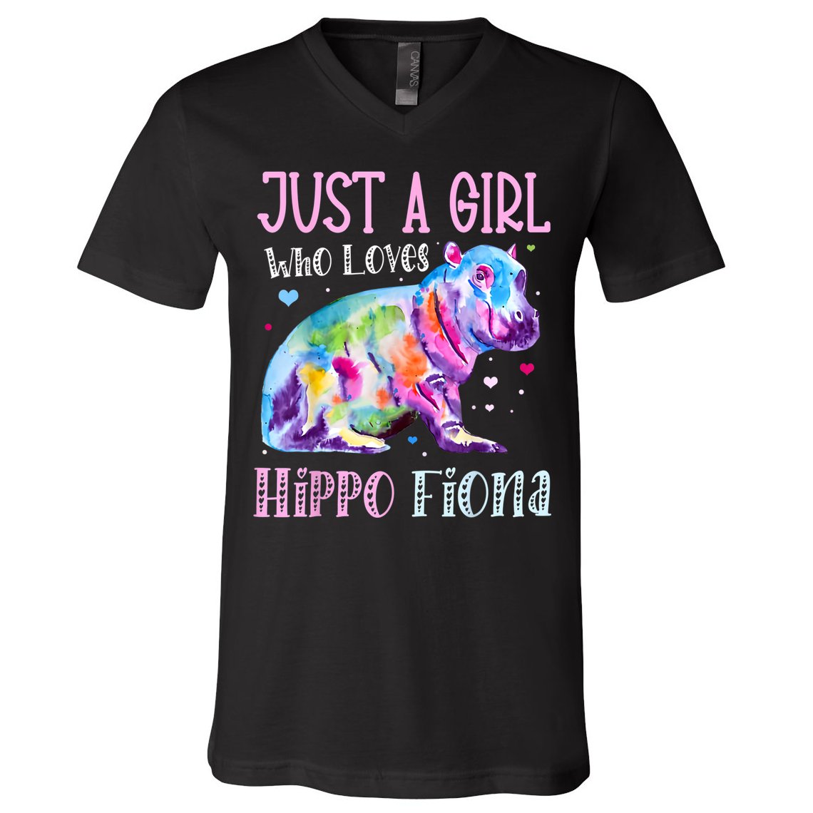 Fiona The Hippo Baby Love Hippo Fiona V-Neck T-Shirt