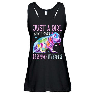 Fiona The Hippo Baby Love Hippo Fiona Ladies Essential Flowy Tank