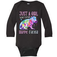 Fiona The Hippo Baby Love Hippo Fiona Baby Long Sleeve Bodysuit