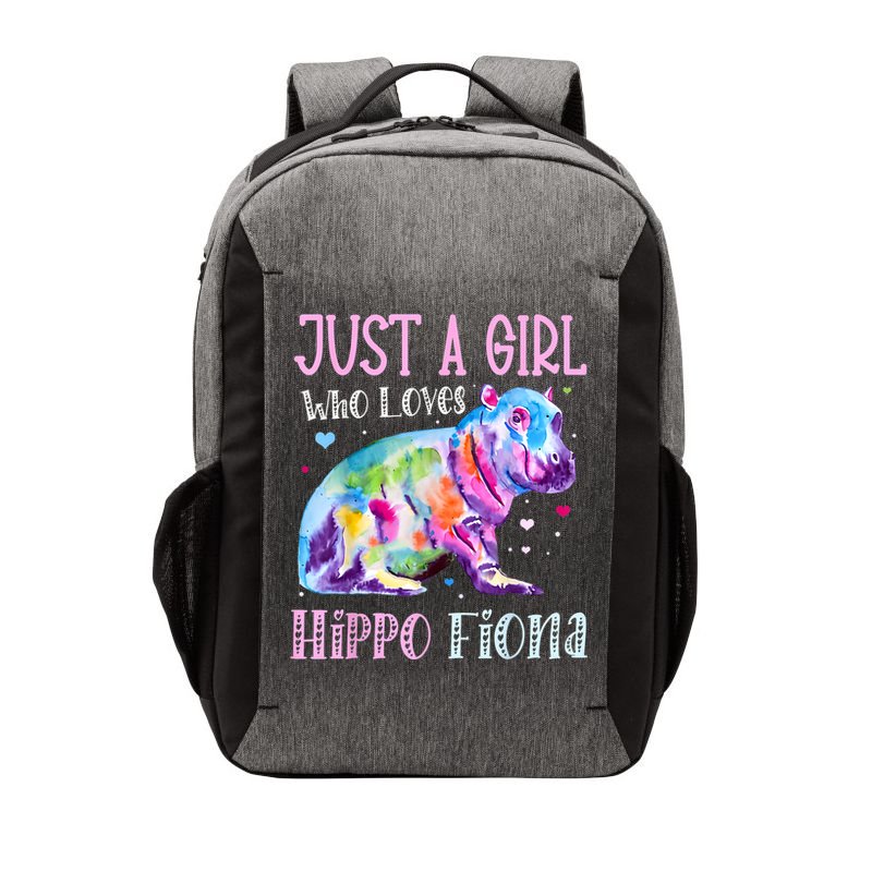 Fiona The Hippo Baby Love Hippo Fiona Vector Backpack