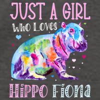Fiona The Hippo Baby Love Hippo Fiona Vector Backpack