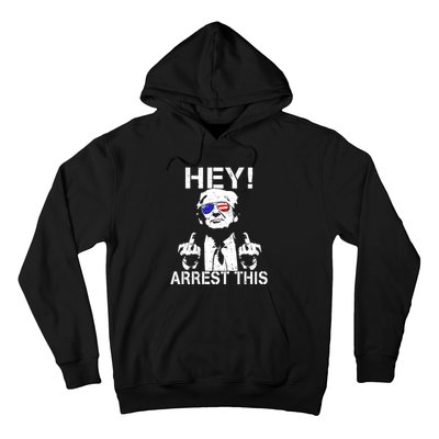 Funny Trump Hey Arrest This Hoodie