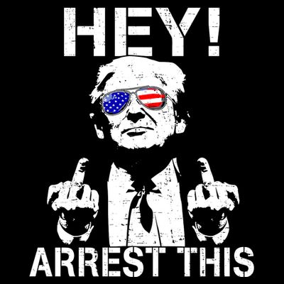 Funny Trump Hey Arrest This T-Shirt