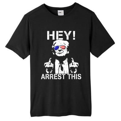 Funny Trump Hey Arrest This Tall Fusion ChromaSoft Performance T-Shirt