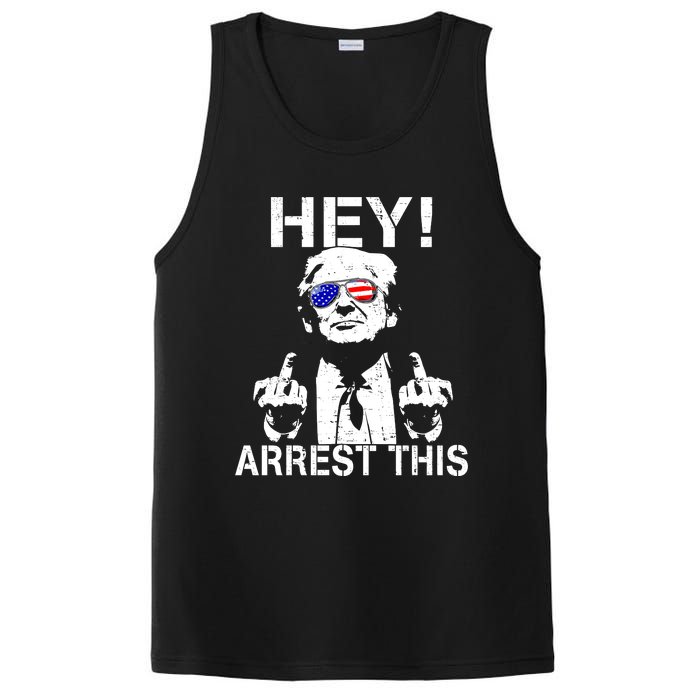 Funny Trump Hey Arrest This PosiCharge Competitor Tank