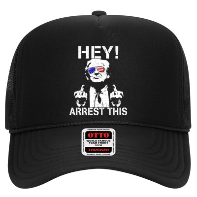 Funny Trump Hey Arrest This Trucker Hat