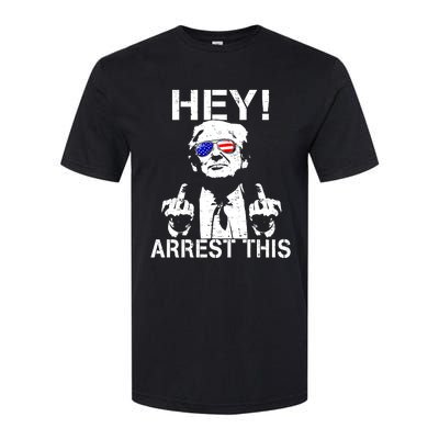 Funny Trump Hey Arrest This Softstyle® CVC T-Shirt