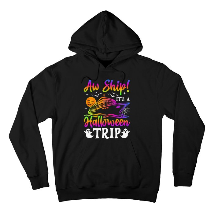 Funny Trip Halloween Cruise Squad Family 2024 Cruising Crew Hoodie