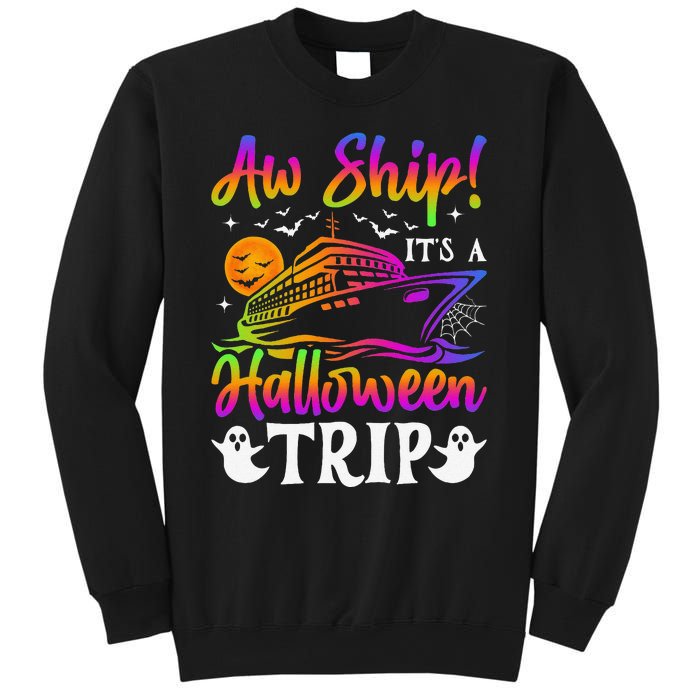 Funny Trip Halloween Cruise Squad Family 2024 Cruising Crew Sweatshirt