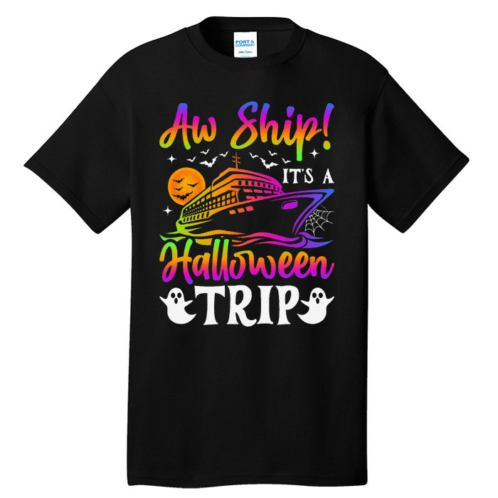 Funny Trip Halloween Cruise Squad Family 2024 Cruising Crew Tall T-Shirt