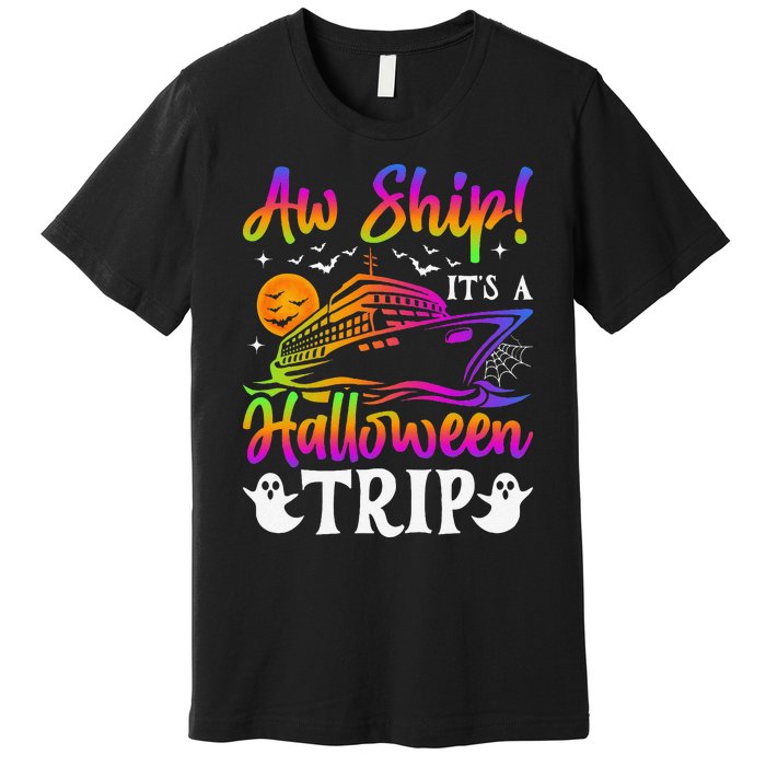 Funny Trip Halloween Cruise Squad Family 2024 Cruising Crew Premium T-Shirt