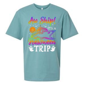 Funny Trip Halloween Cruise Squad Family 2024 Cruising Crew Sueded Cloud Jersey T-Shirt