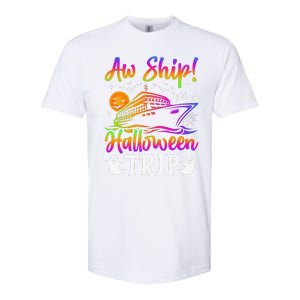 Funny Trip Halloween Cruise Squad Family 2024 Cruising Crew Softstyle CVC T-Shirt