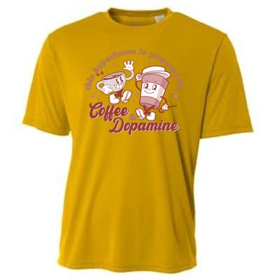 Funny This Hyperfocus Is Powered By Coffee And Dopamine Coffee Lover Cooling Performance Crew T-Shirt