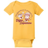 Funny This Hyperfocus Is Powered By Coffee And Dopamine Coffee Lover Baby Bodysuit