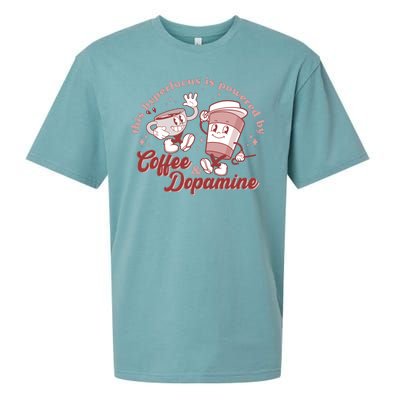 Funny This Hyperfocus Is Powered By Coffee And Dopamine Coffee Lover Sueded Cloud Jersey T-Shirt