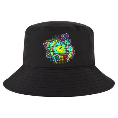 Funny Trippy Hippie Psychedelic Peace Frog Cool Comfort Performance Bucket Hat