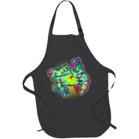 Funny Trippy Hippie Psychedelic Peace Frog Apron