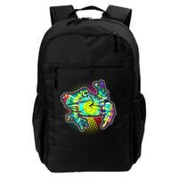 Funny Trippy Hippie Psychedelic Peace Frog Backpack
