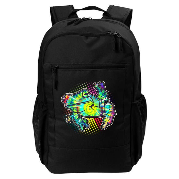 Funny Trippy Hippie Psychedelic Peace Frog Backpack