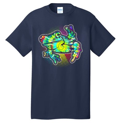 Funny Trippy Hippie Psychedelic Peace Frog Tall T-Shirt