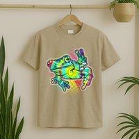Funny Trippy Hippie Psychedelic Peace Frog T-Shirt