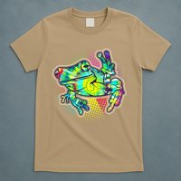 Funny Trippy Hippie Psychedelic Peace Frog T-Shirt