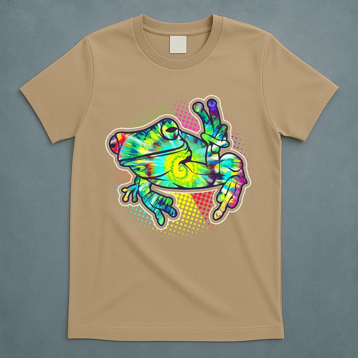 Funny Trippy Hippie Psychedelic Peace Frog T-Shirt