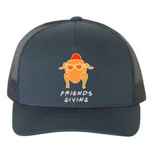 Funny Turkey Happy Friendsgiving Funny Gift For Friends Gift Yupoong Adult 5-Panel Trucker Hat